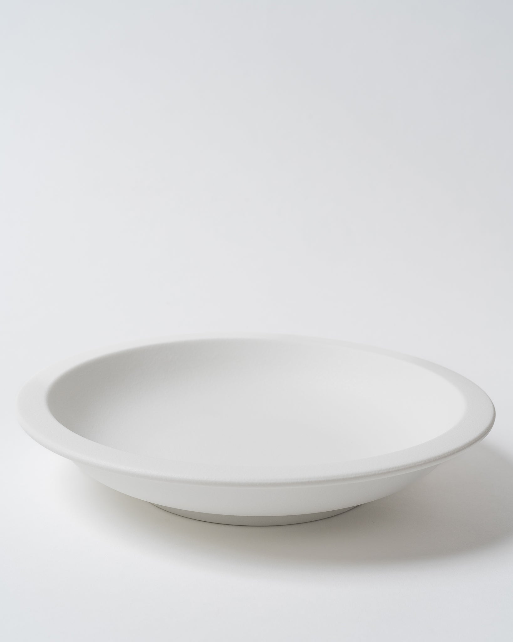 10" White Porcelain Deep Plate