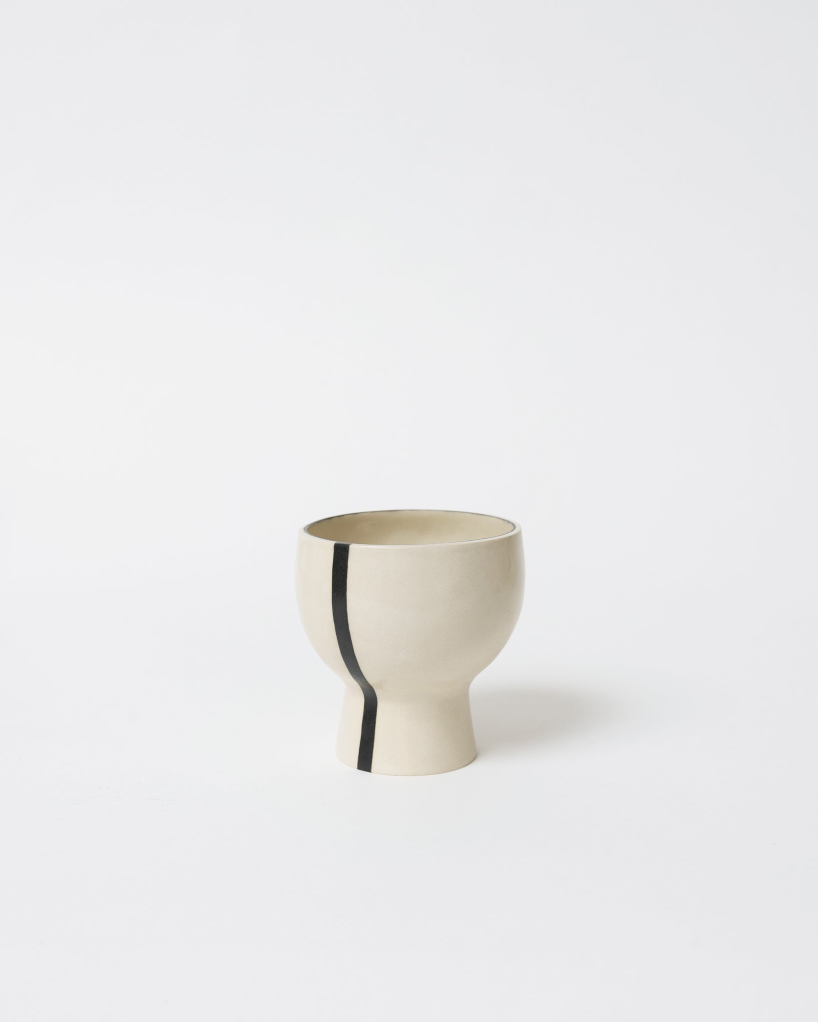 White Mini Handle Cup