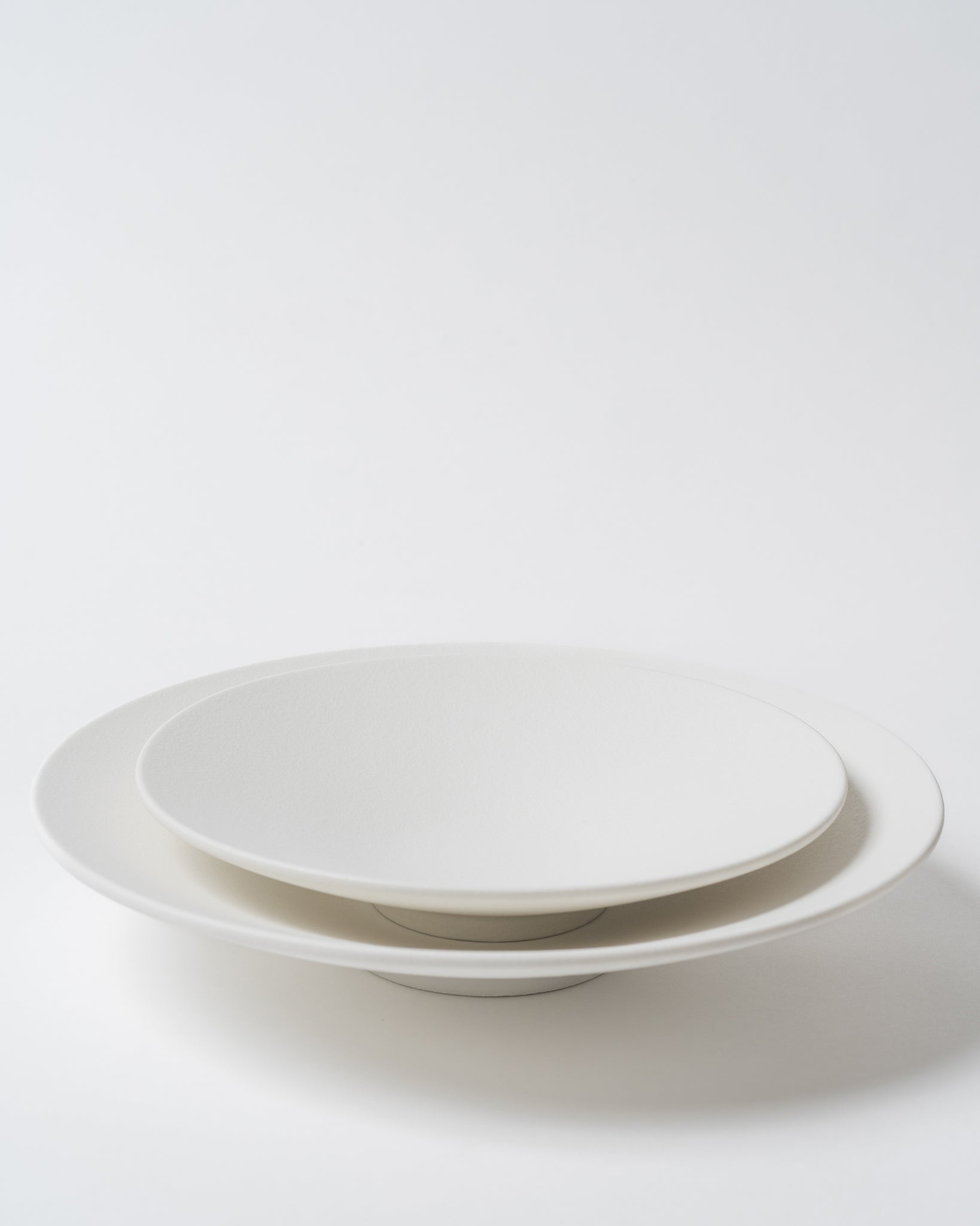 White Porcelain Round Plate